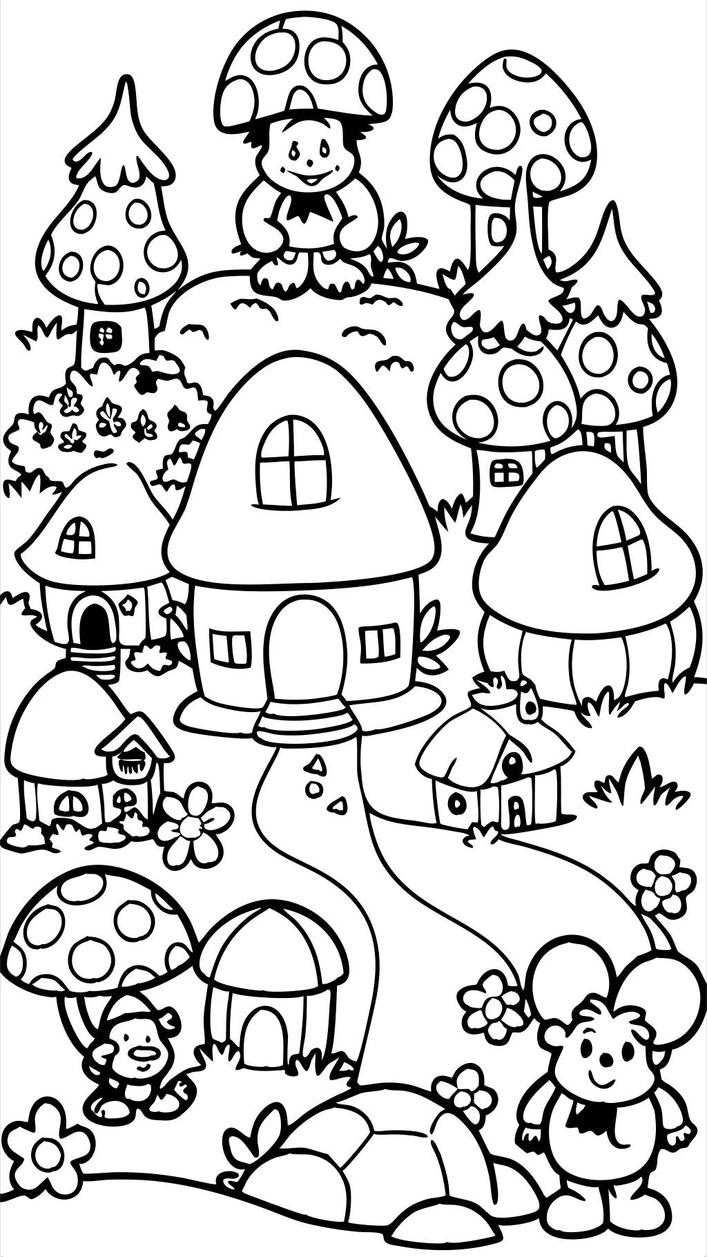 smurfs coloring pages